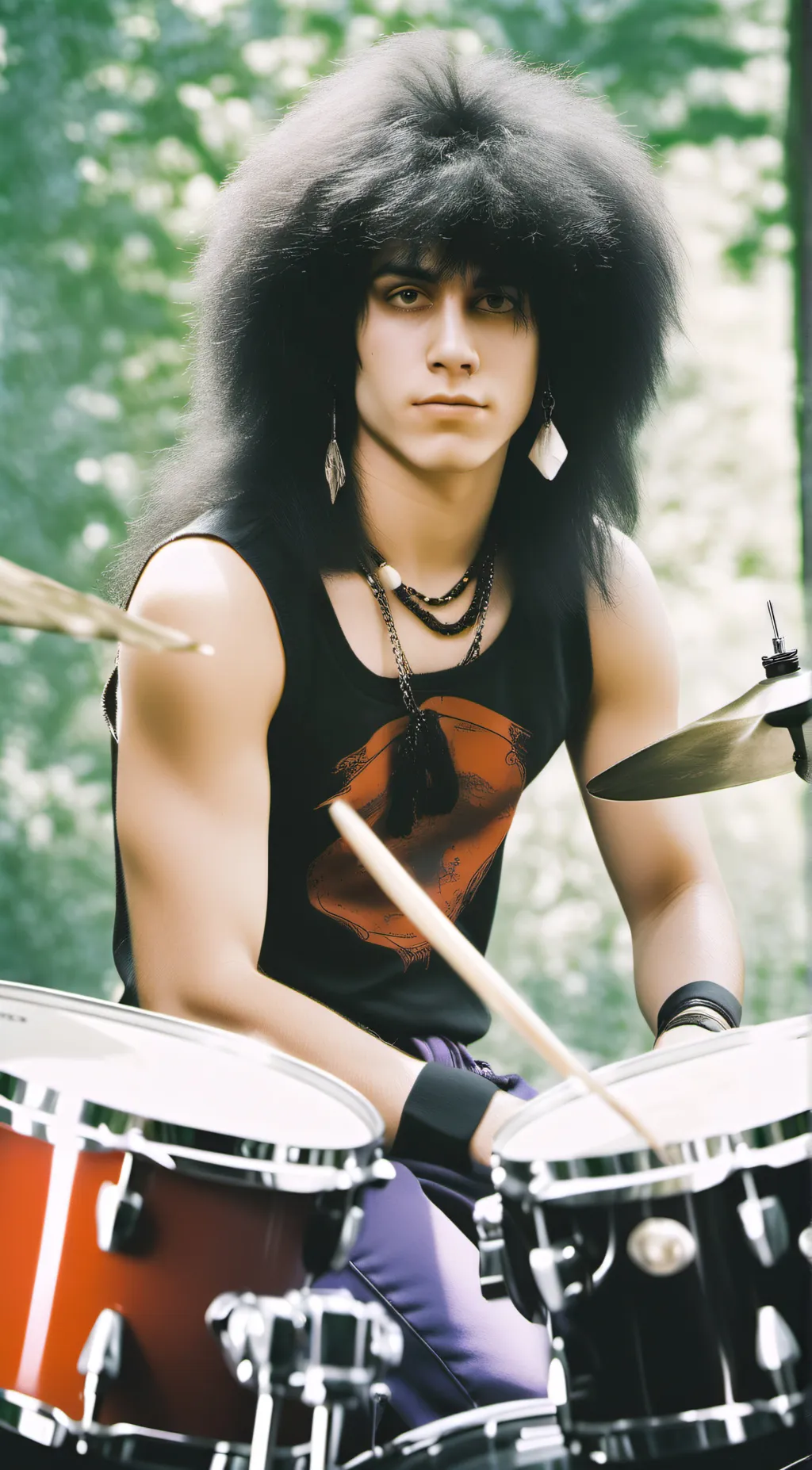 ai character: Eric Carr background