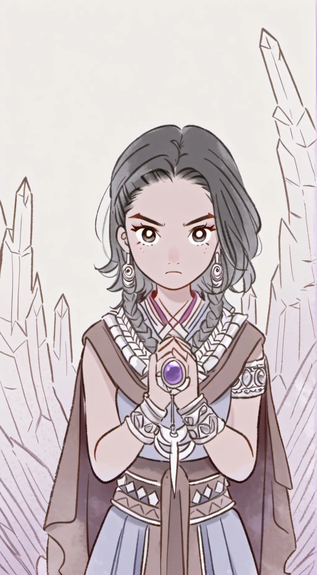ai character: Crystal Lee background