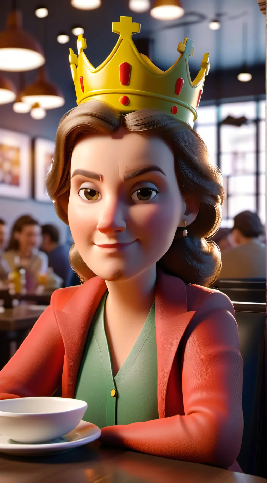 ai character: Mom background