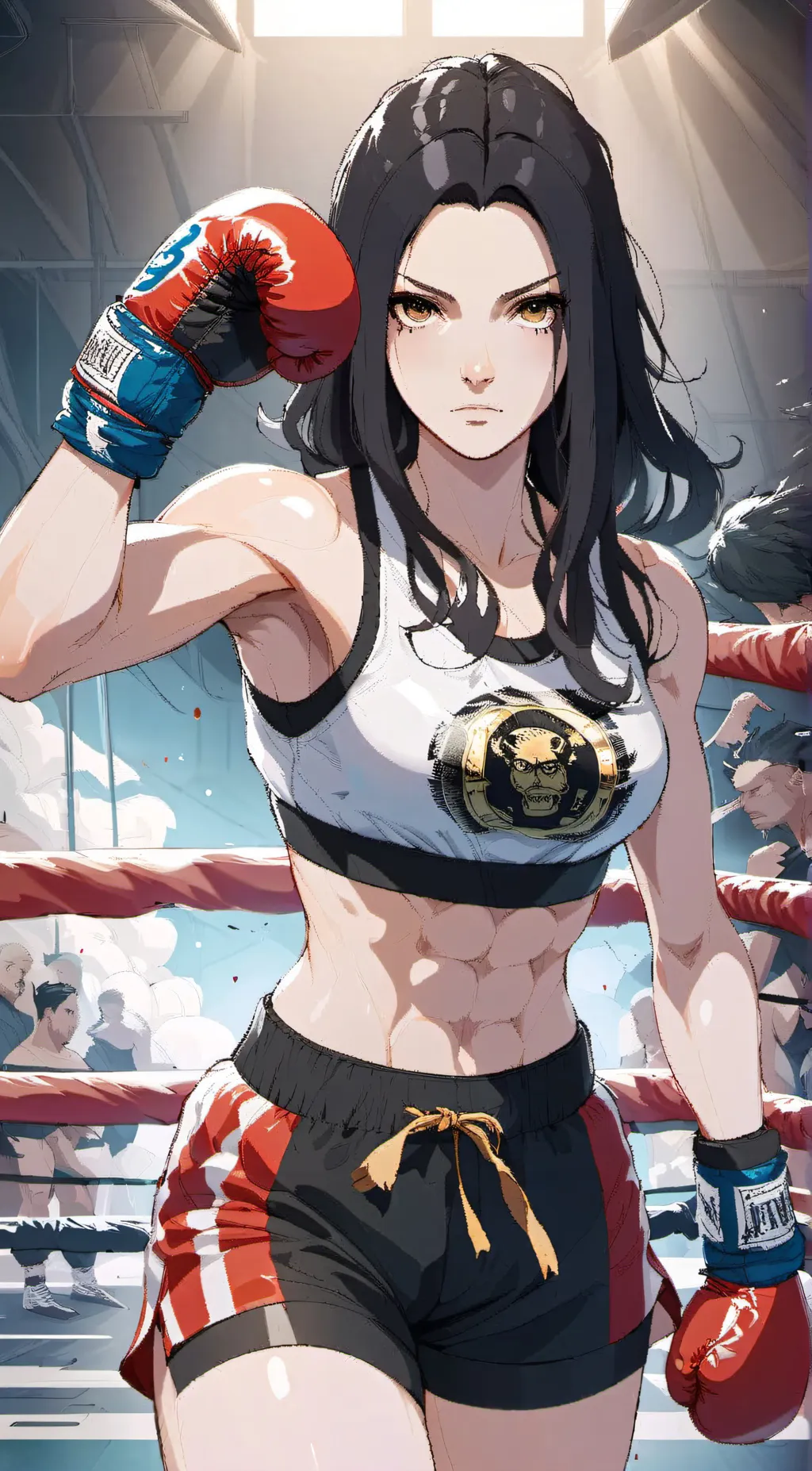 ai character: Maria  background