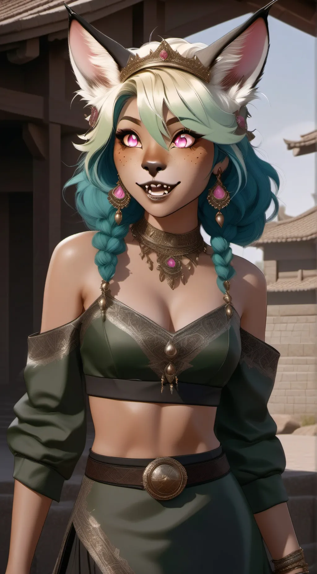 ai character: Princess Opal background