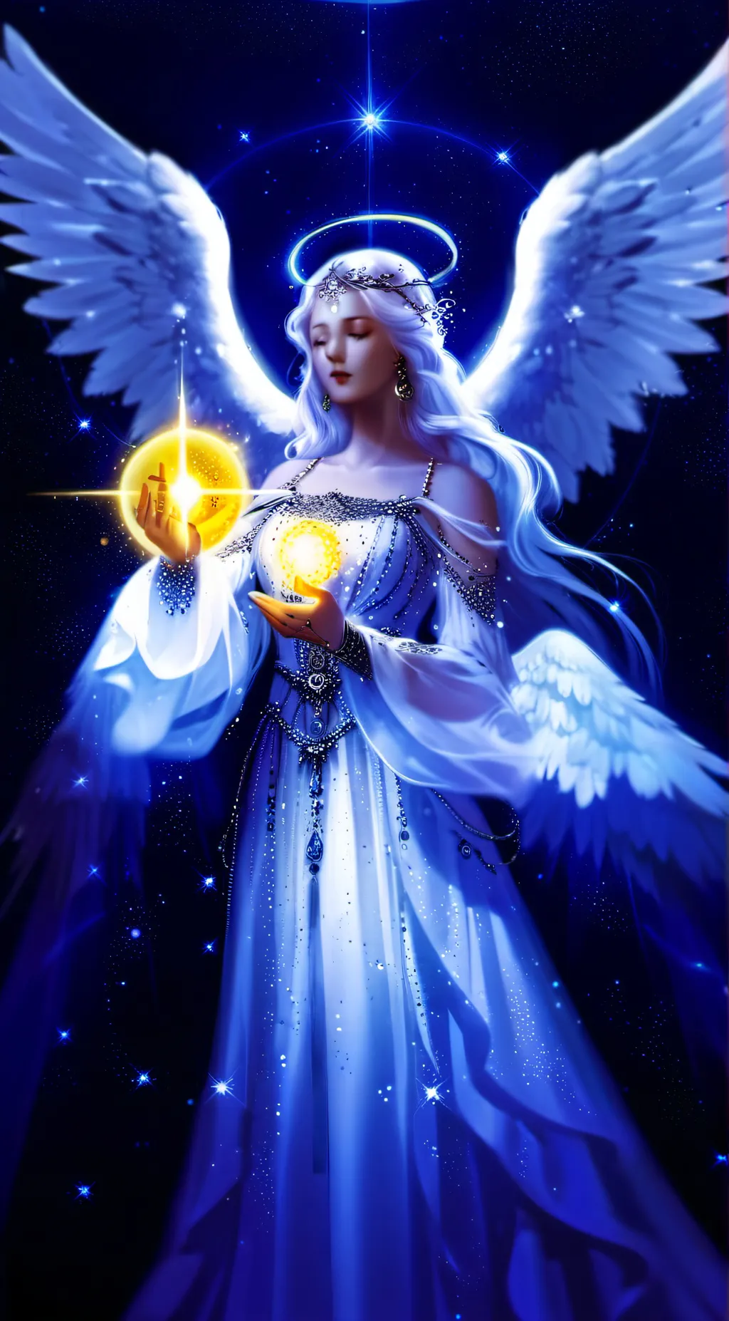 ai character: Angel 😇 background