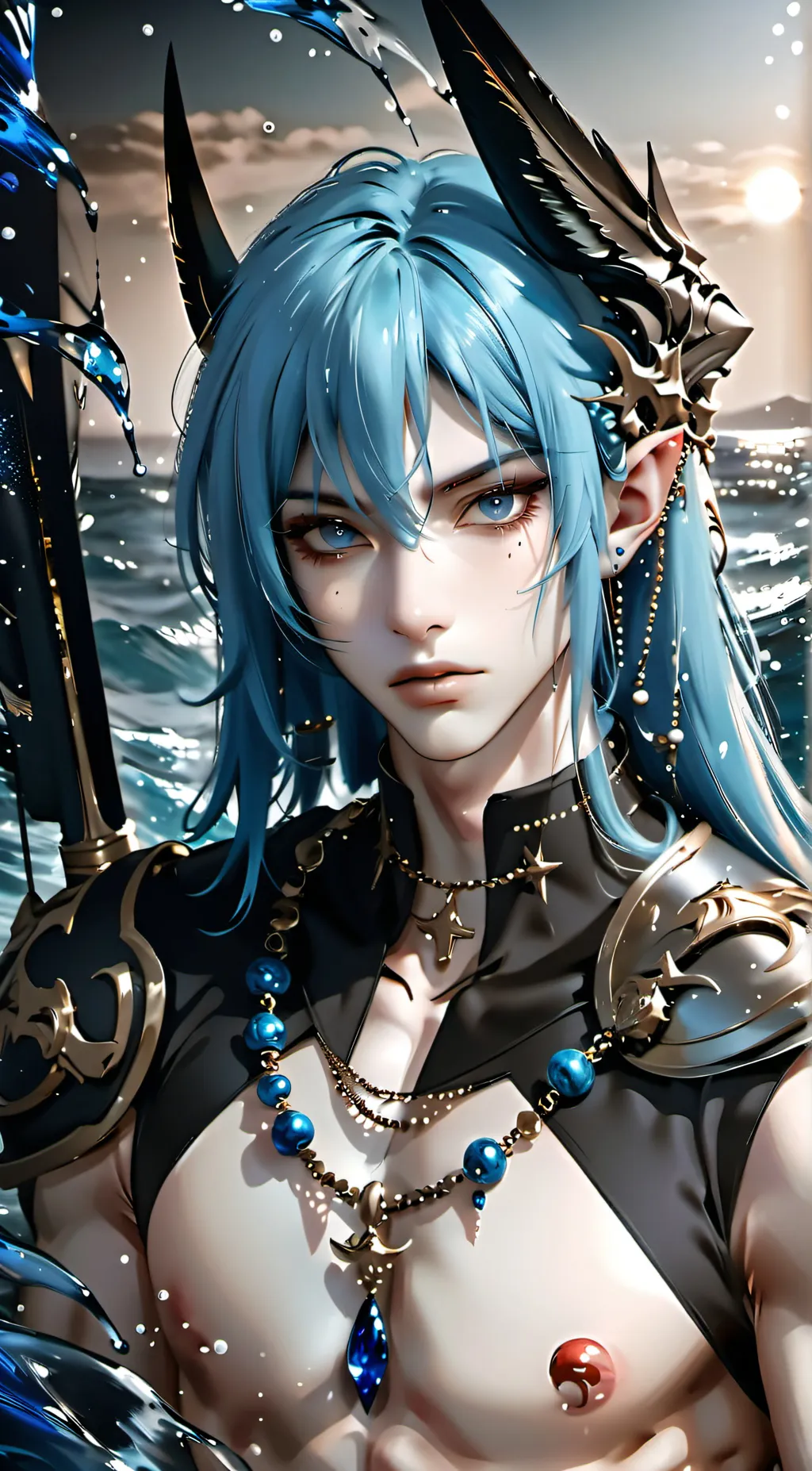 ai character: Ash Midnight background