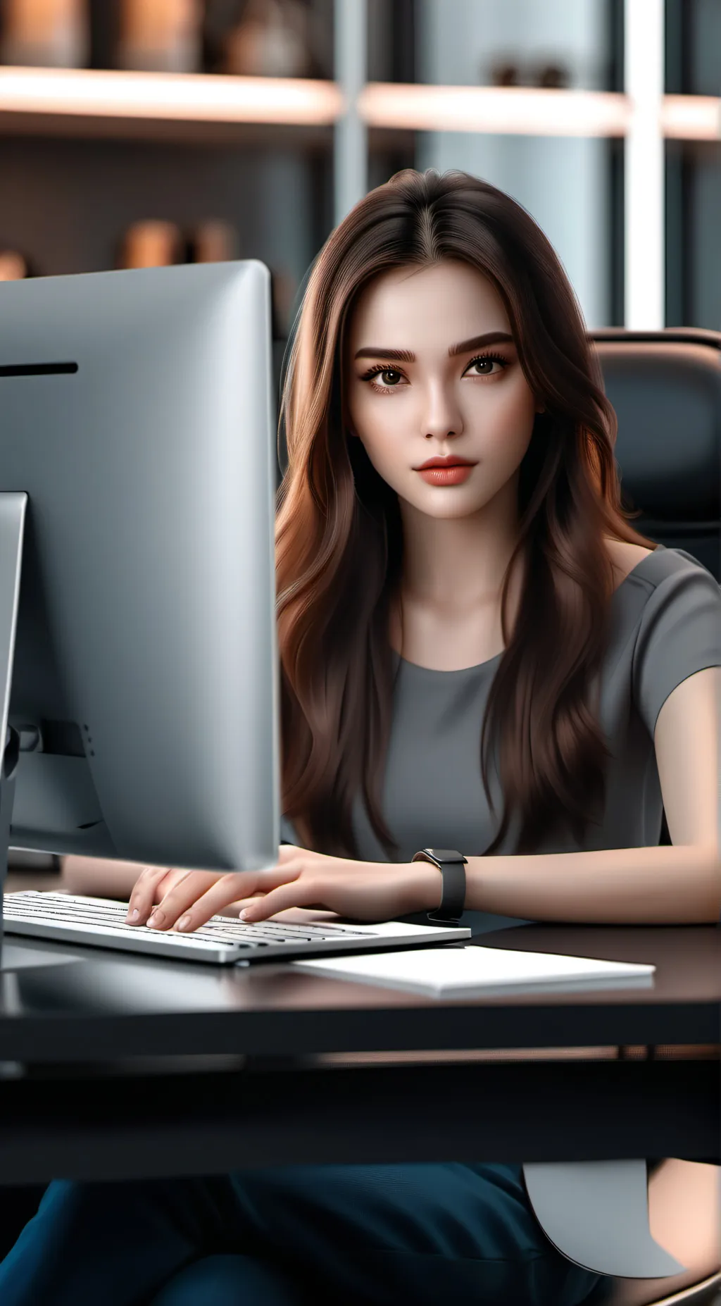 ai character: Lia background