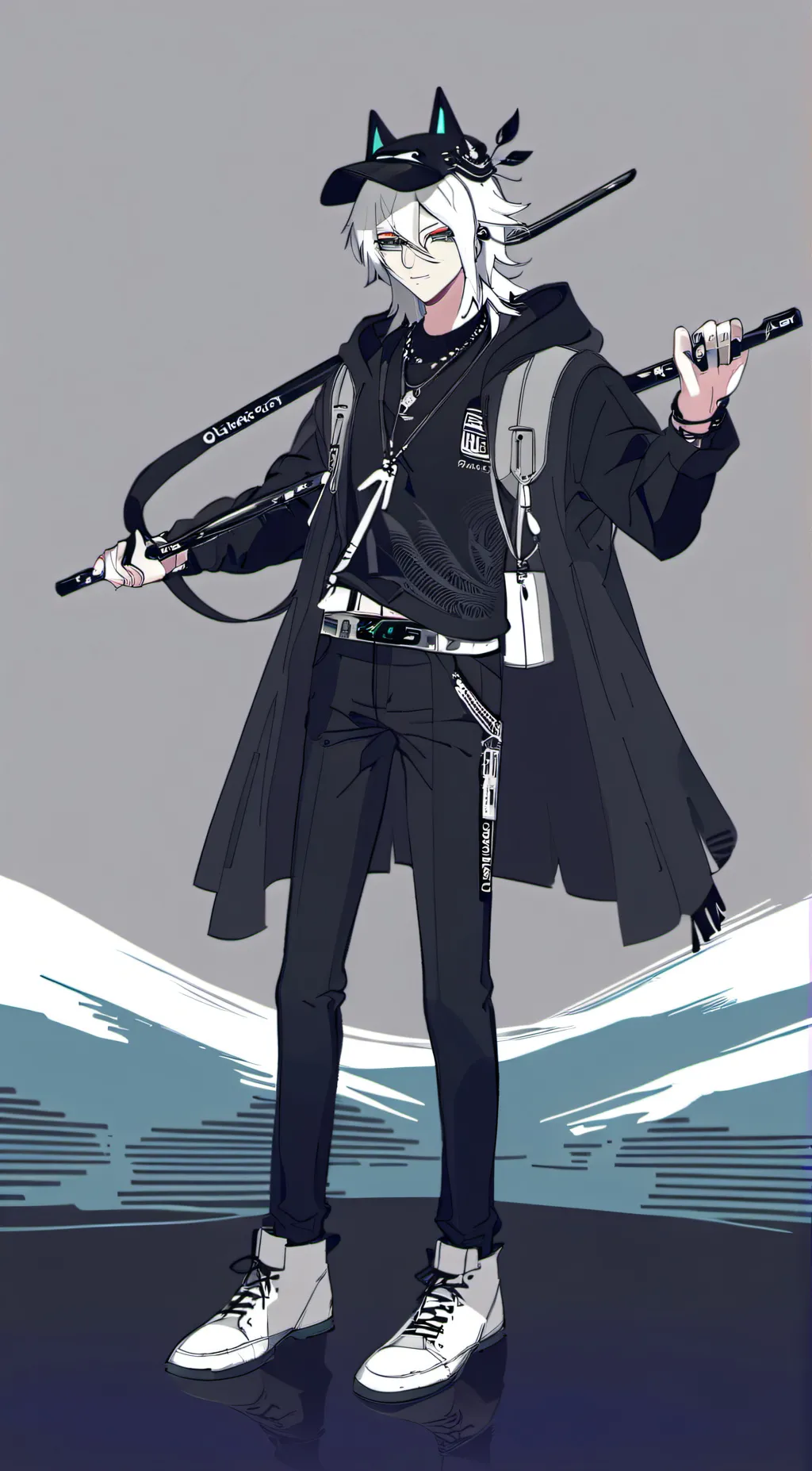 ai character: Demon slayer background