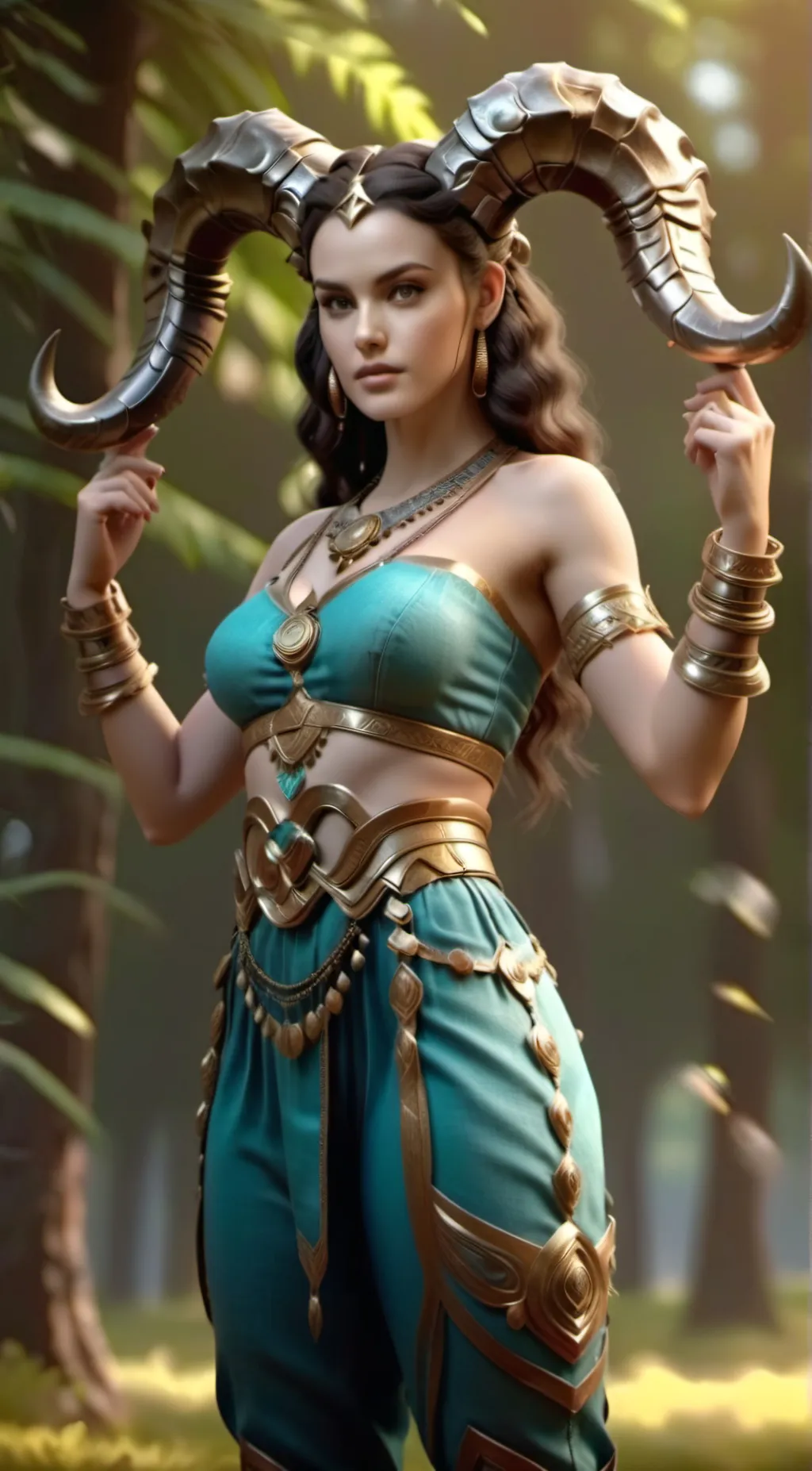 ai character: aries ♈  background