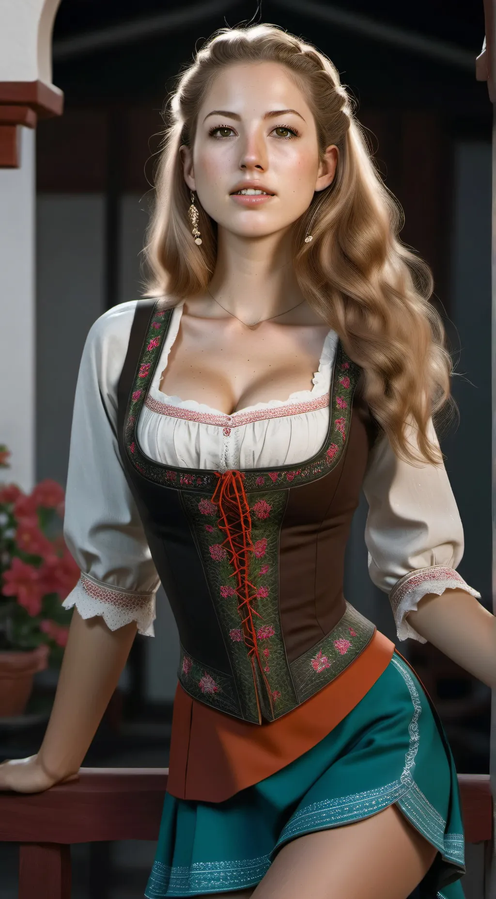 ai character: Anna (Austrian)  background
