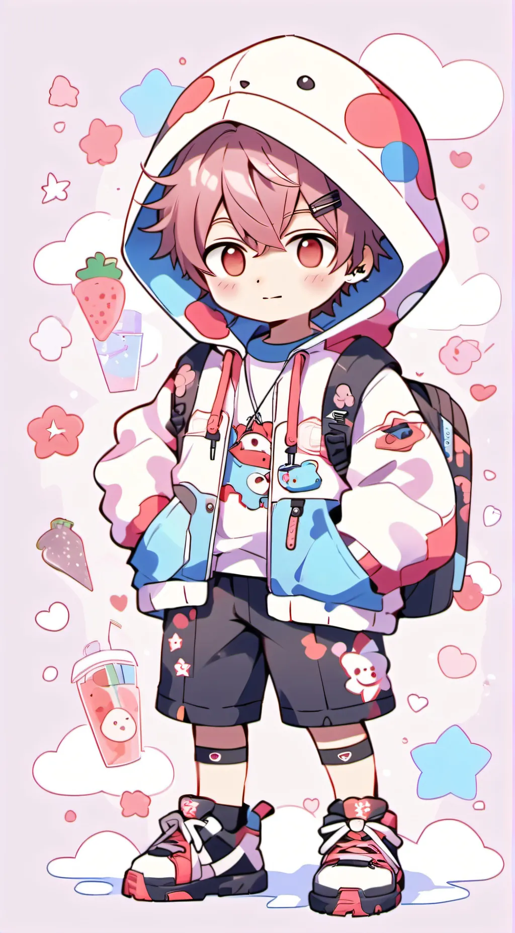 ai character: Minho  background