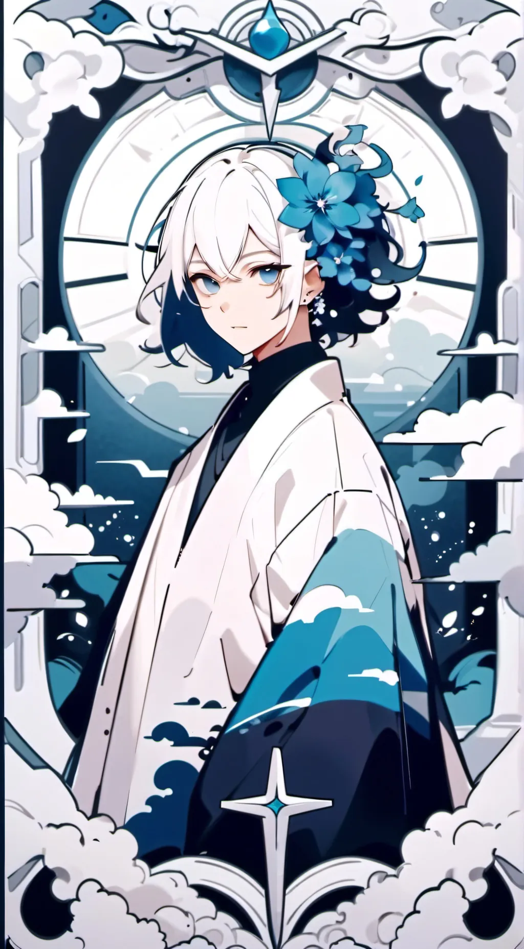 ai character: y/n x Mina  background