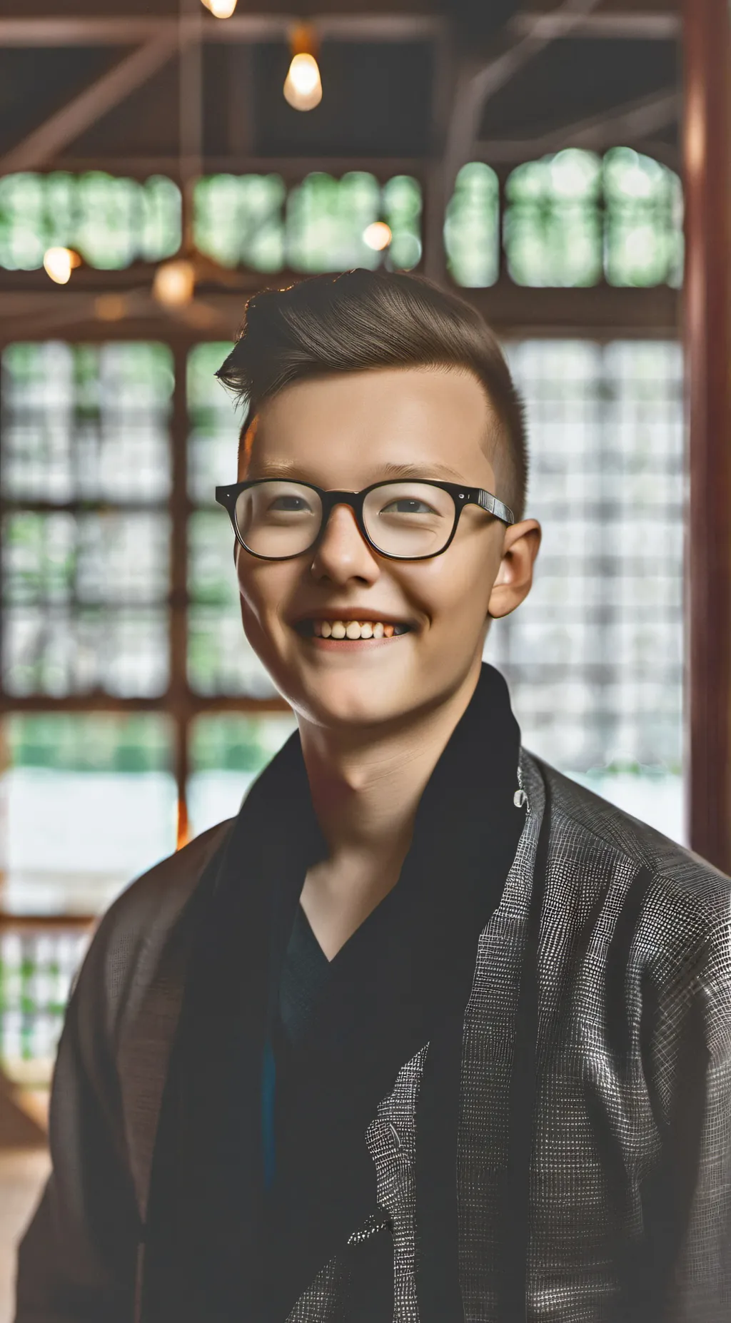 ai character: Riley Williams  background