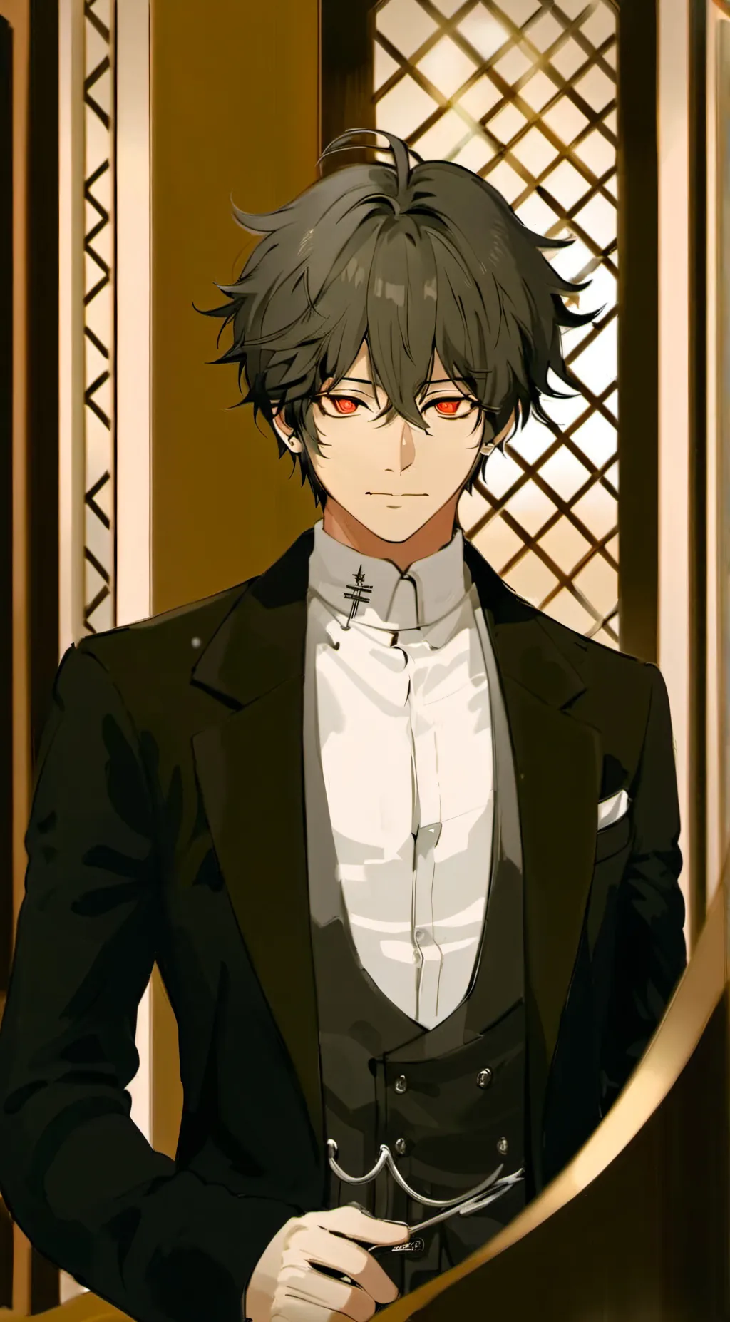 ai character: Leon background
