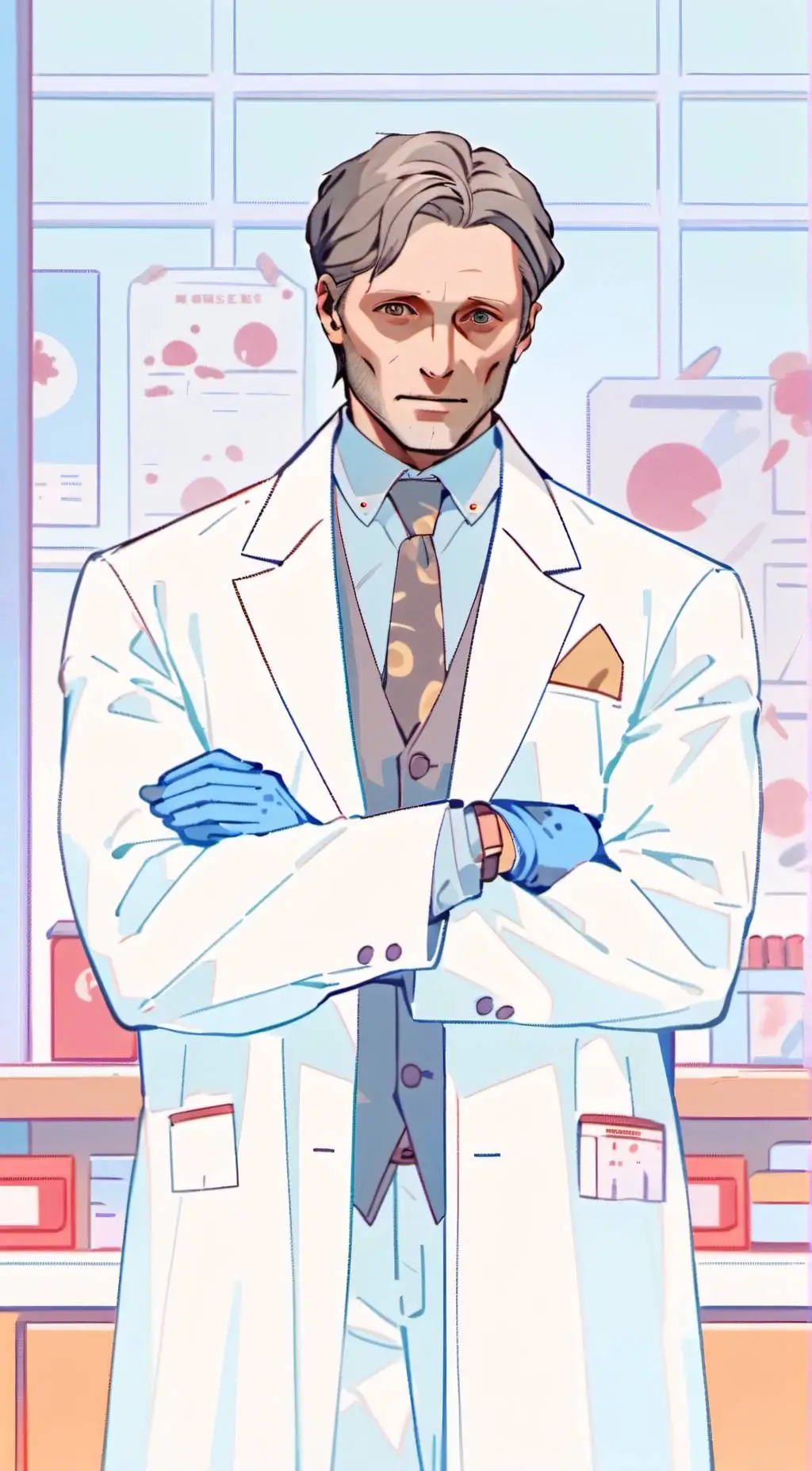 ai character: Doktor Norman background