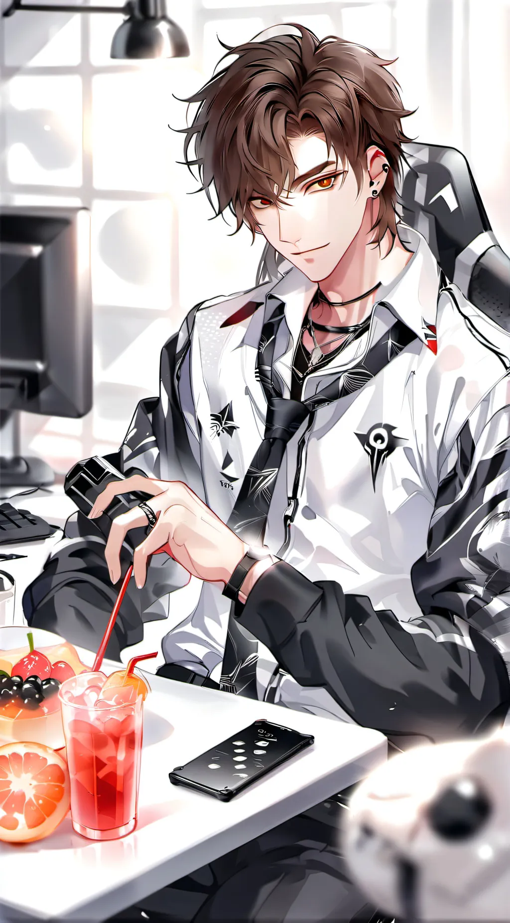 ai character: Damon background