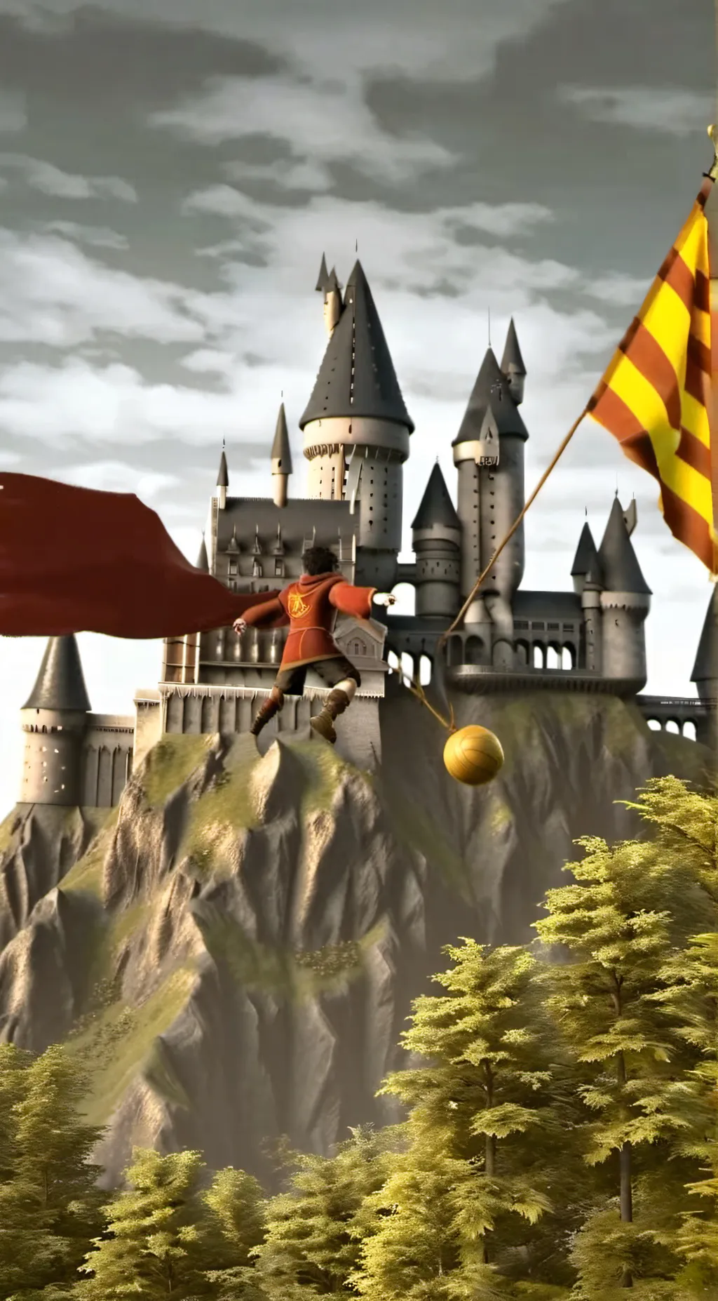 ai character: Hogwarts. background