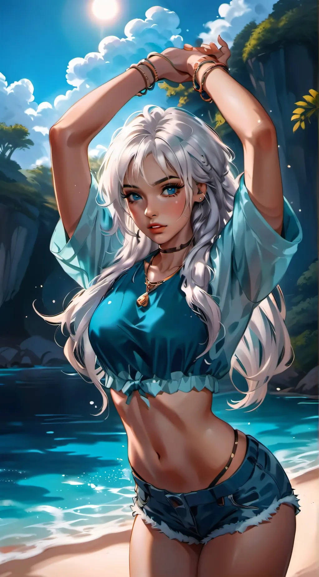 ai character: Aria background