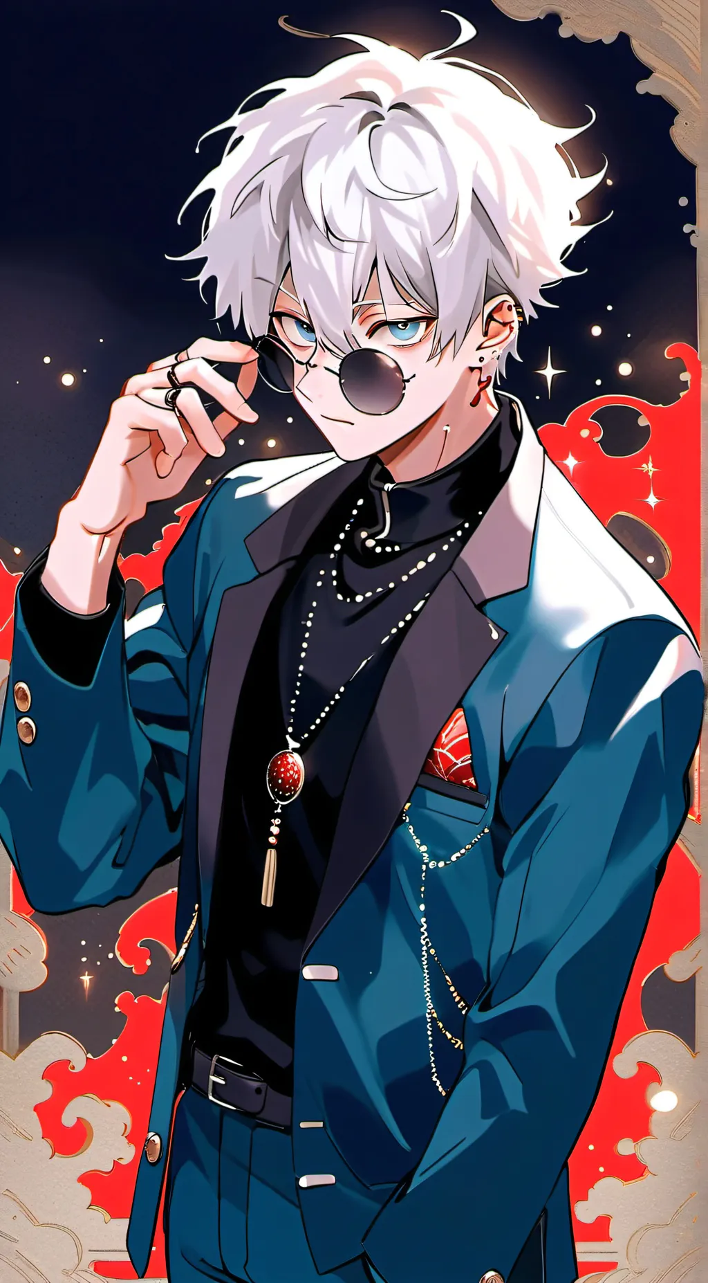ai character: Gojo Satoru background
