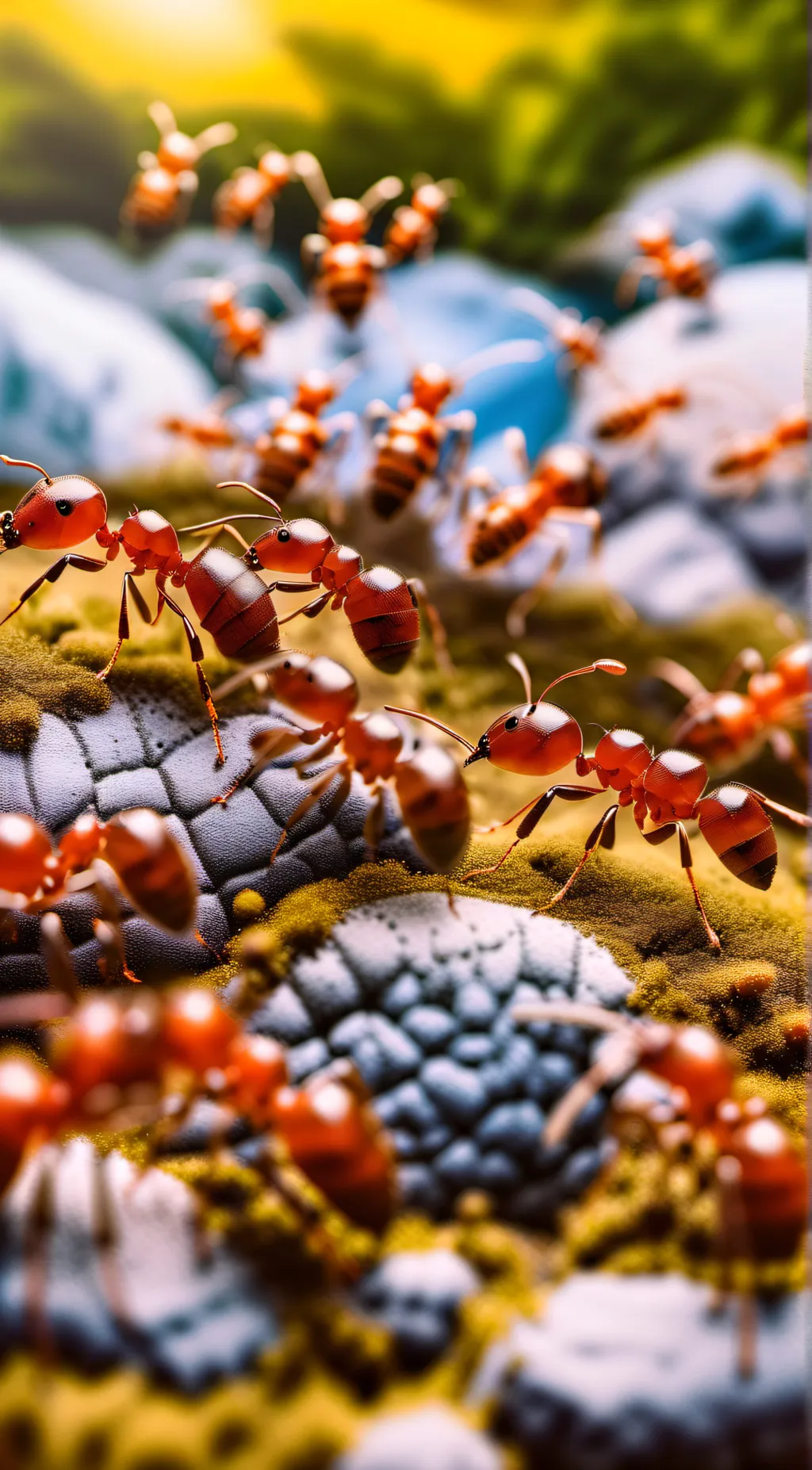 ai character: Ants background