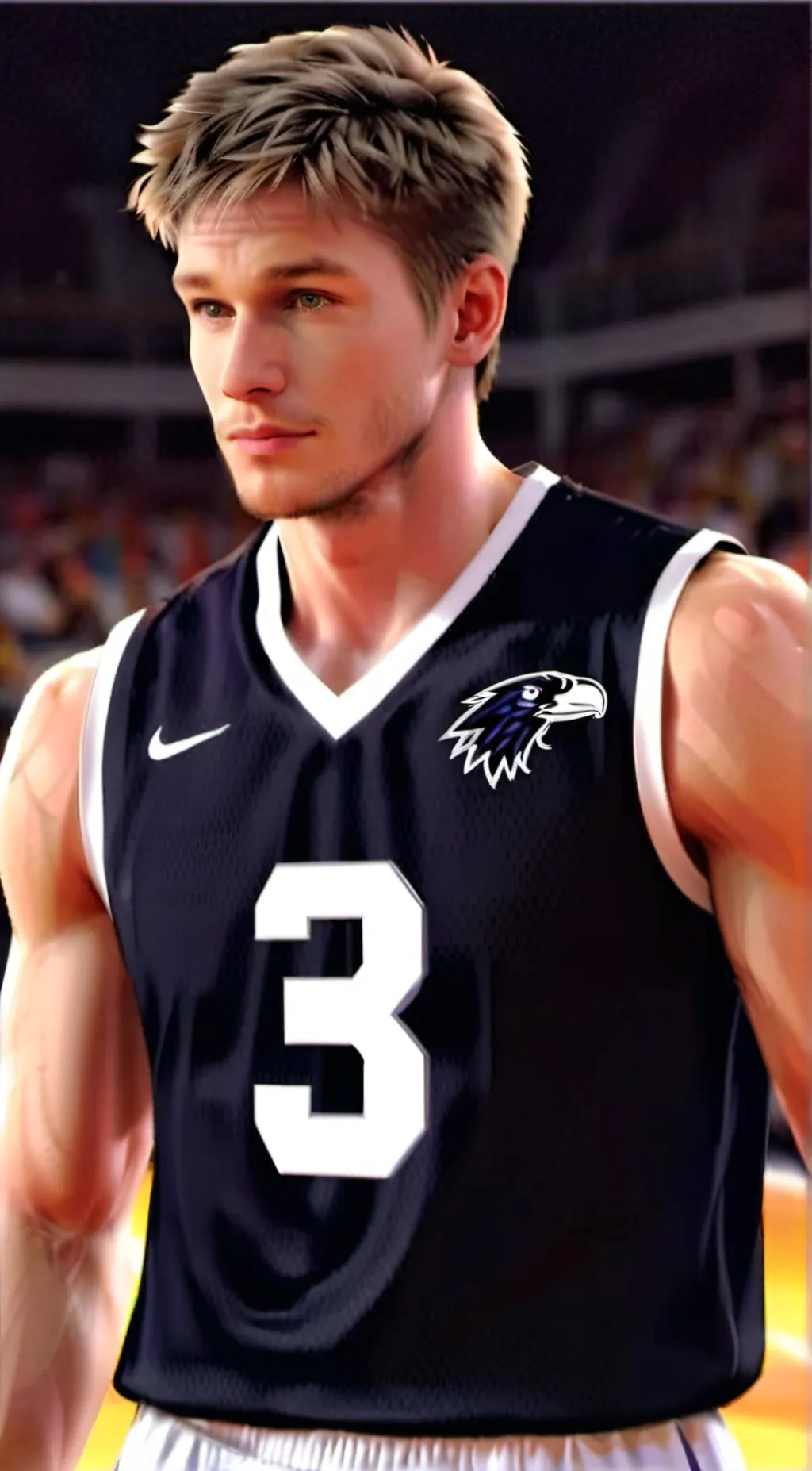 ai character: Lucas Scott  background