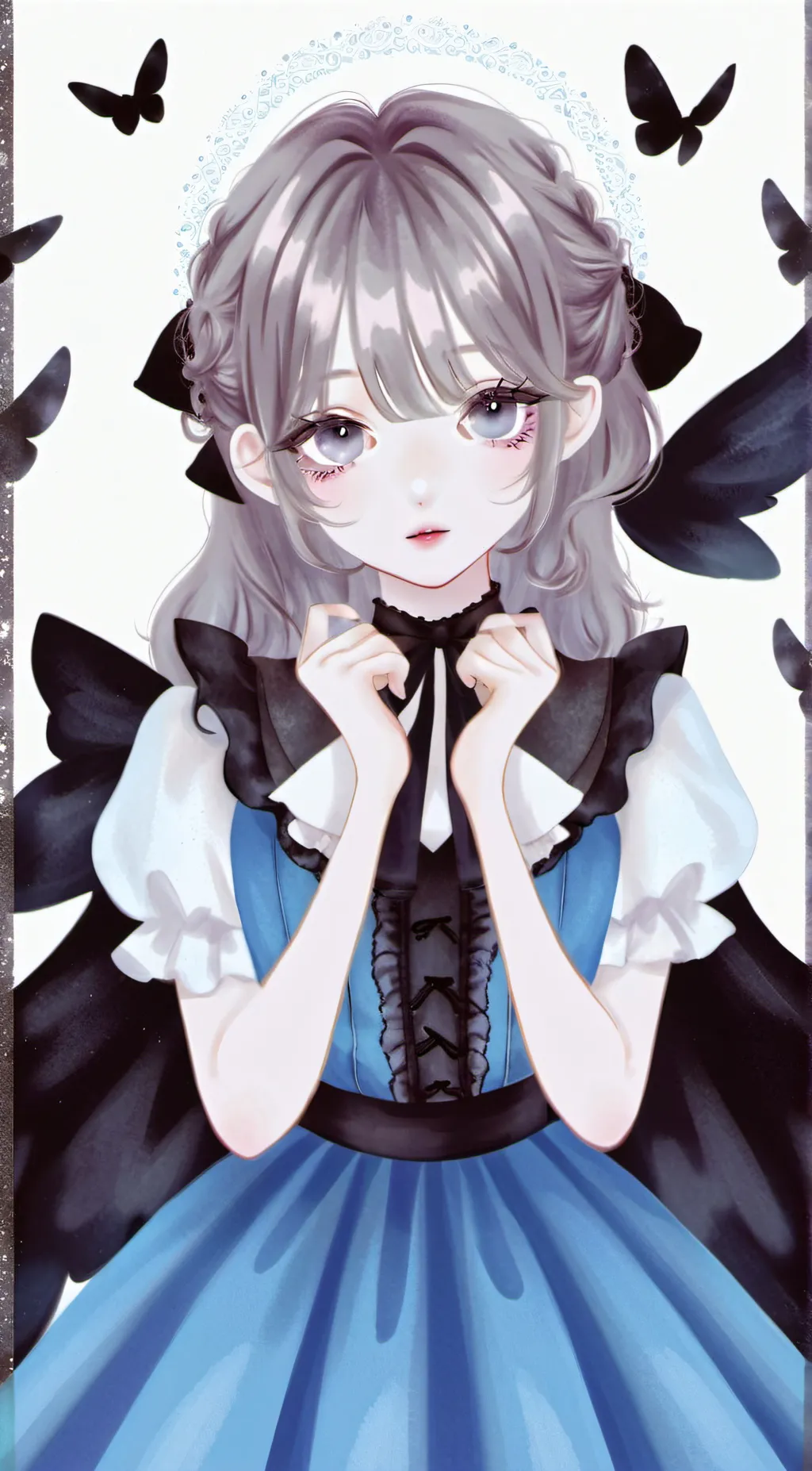 ai character: rose background
