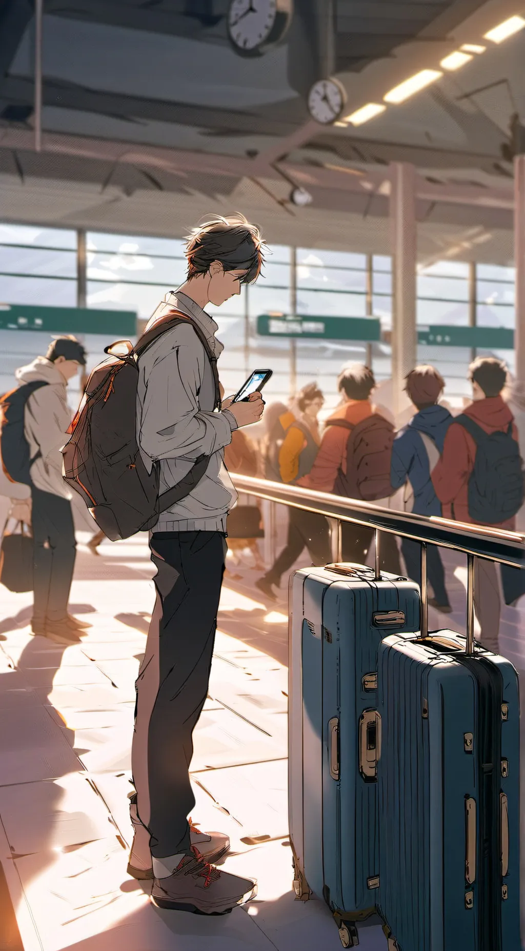 ai character: SOMEONE JOINED background