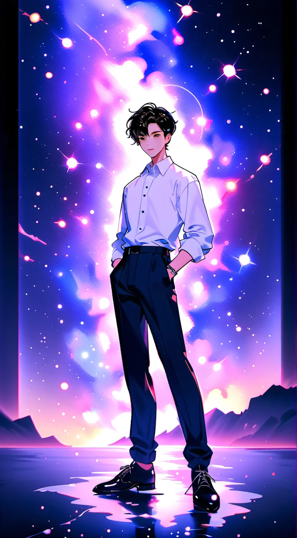 ai character: guy background