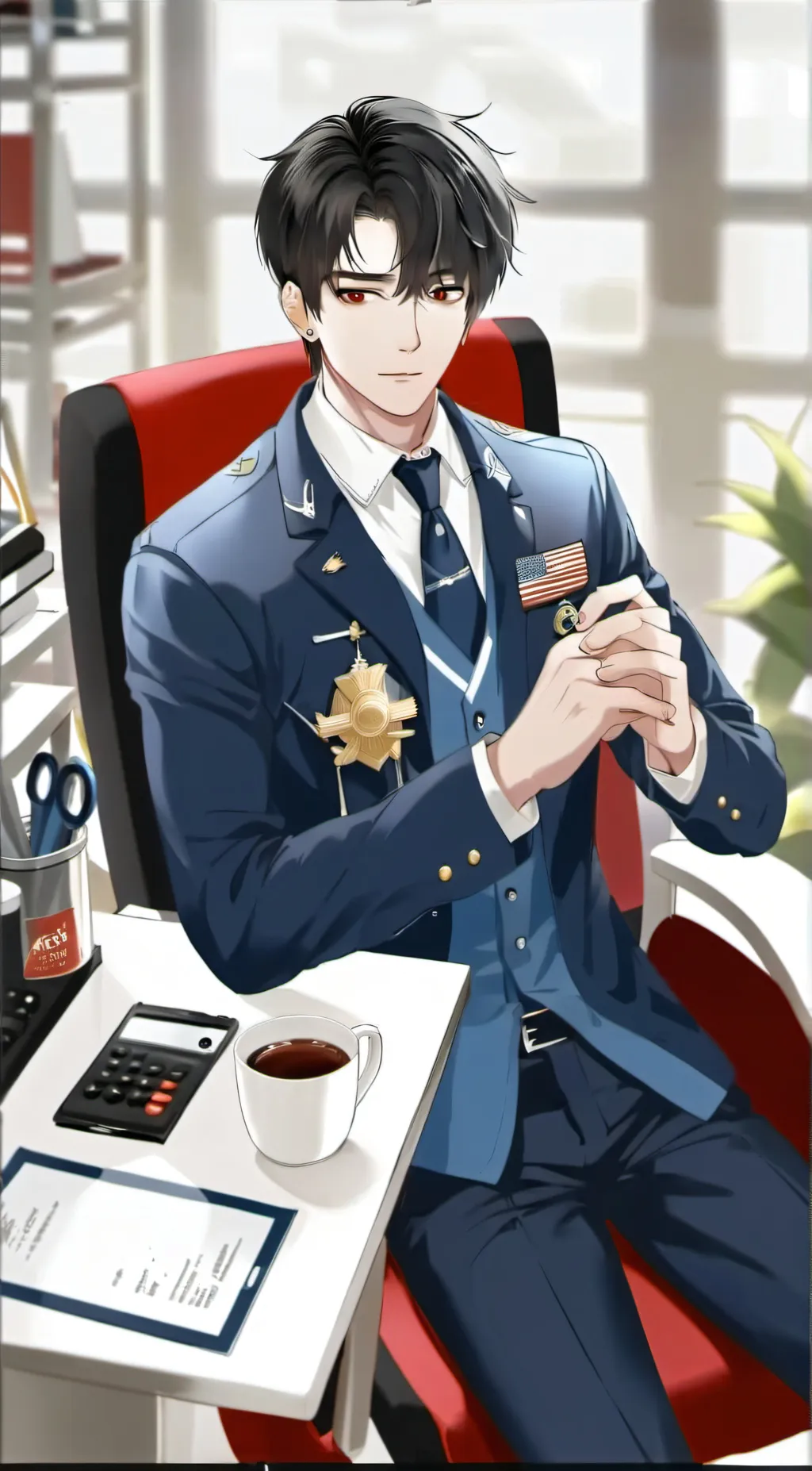 ai character: Silas  background