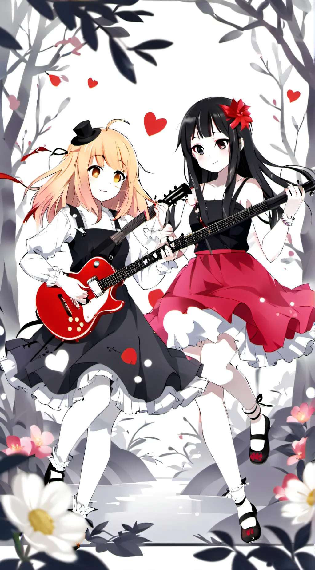 ai character: annabell and kate background