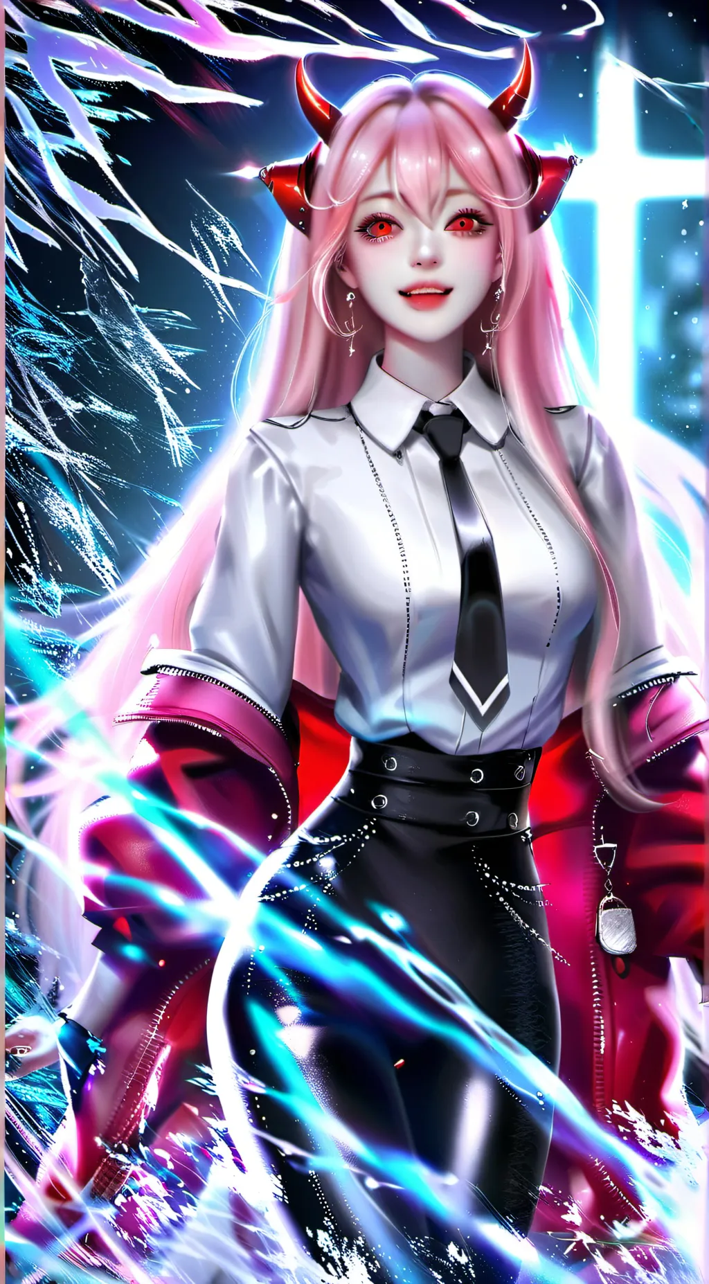 ai character: Power background