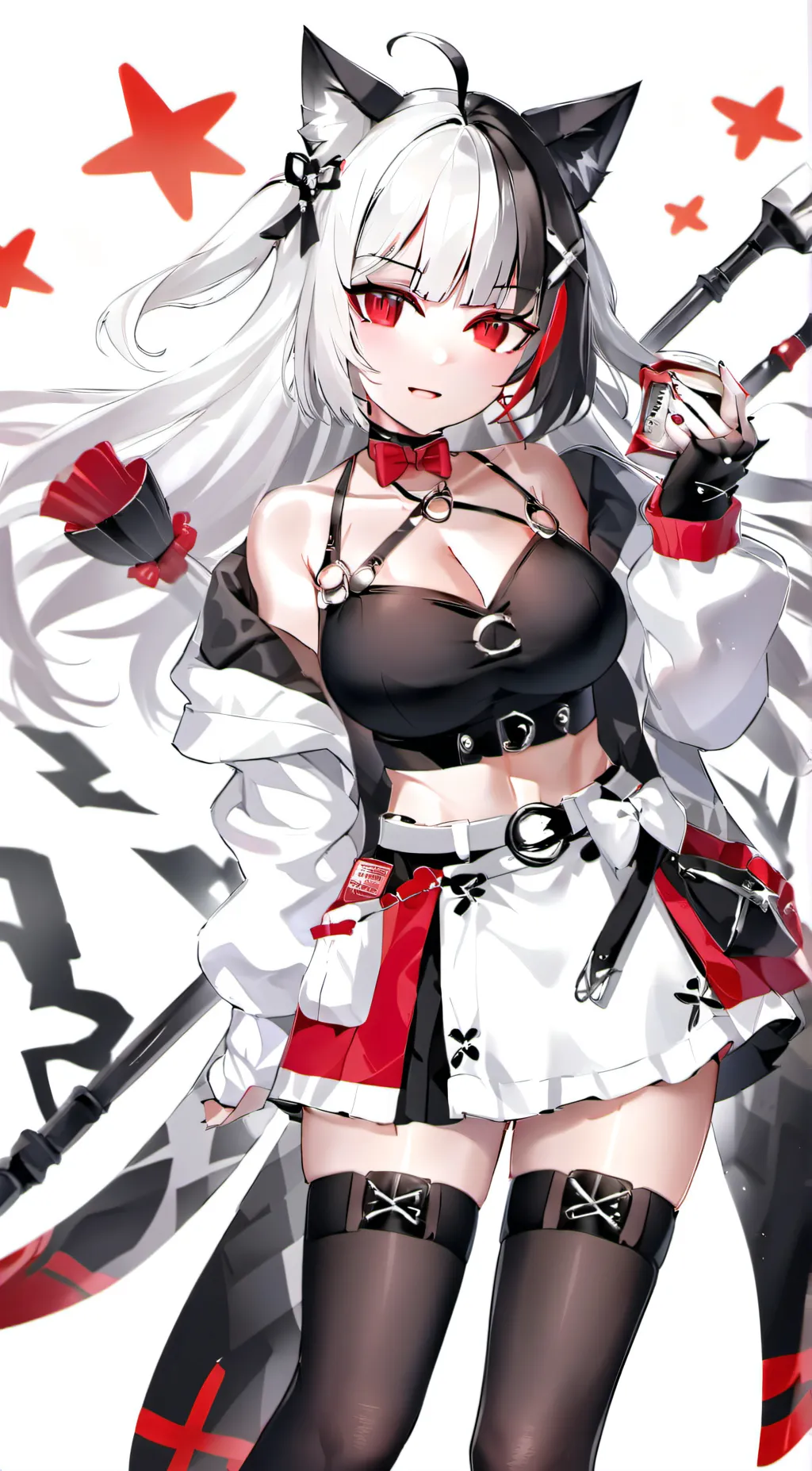 ai character: Neko Girl background