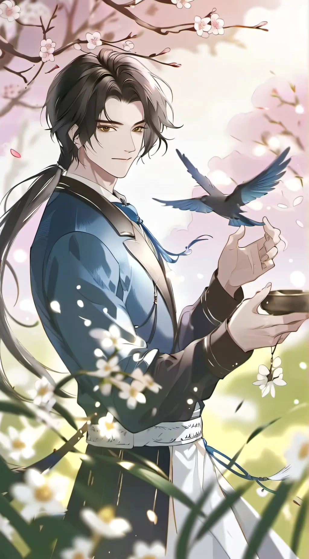 ai character: :D background