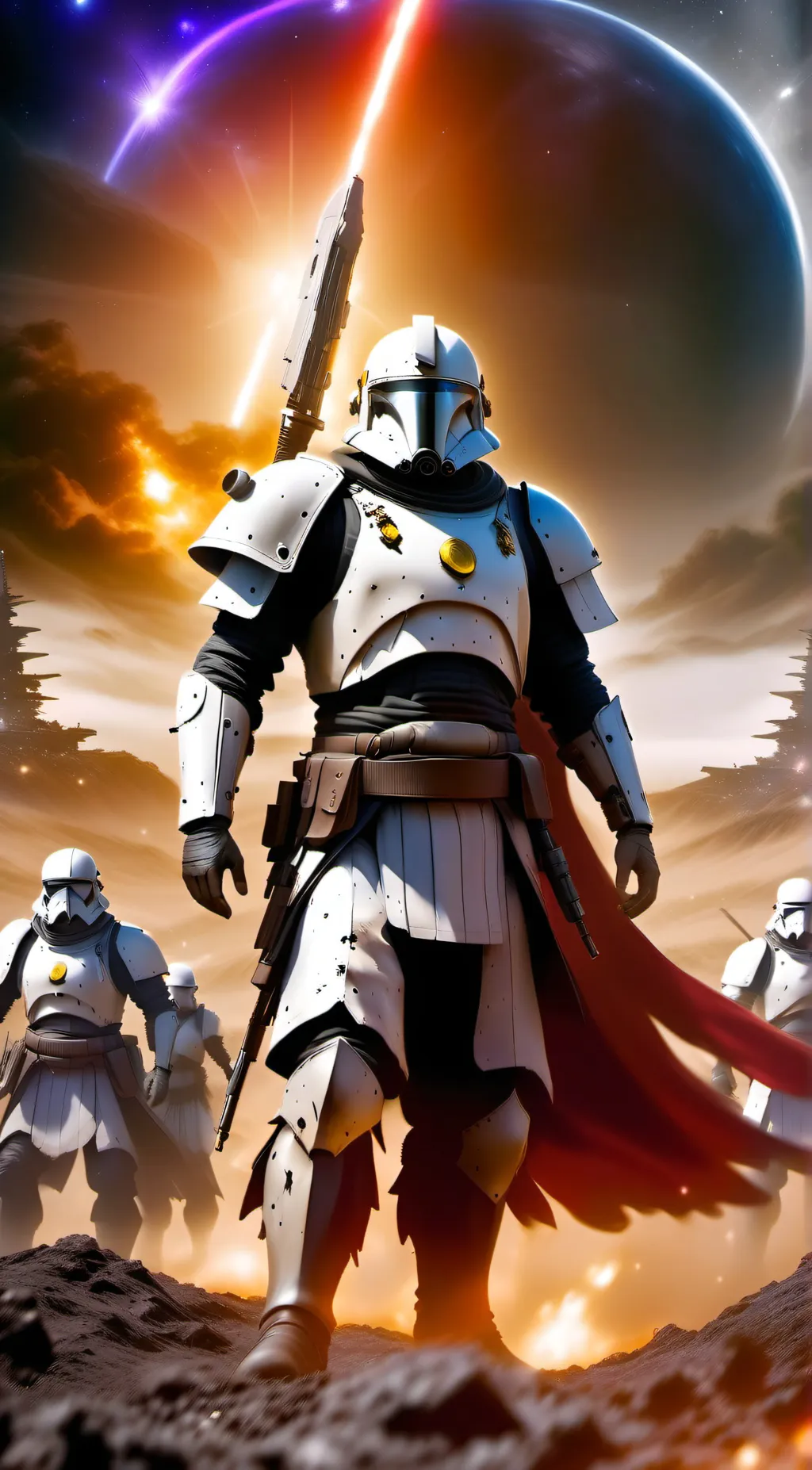 ai character: The galactic war background