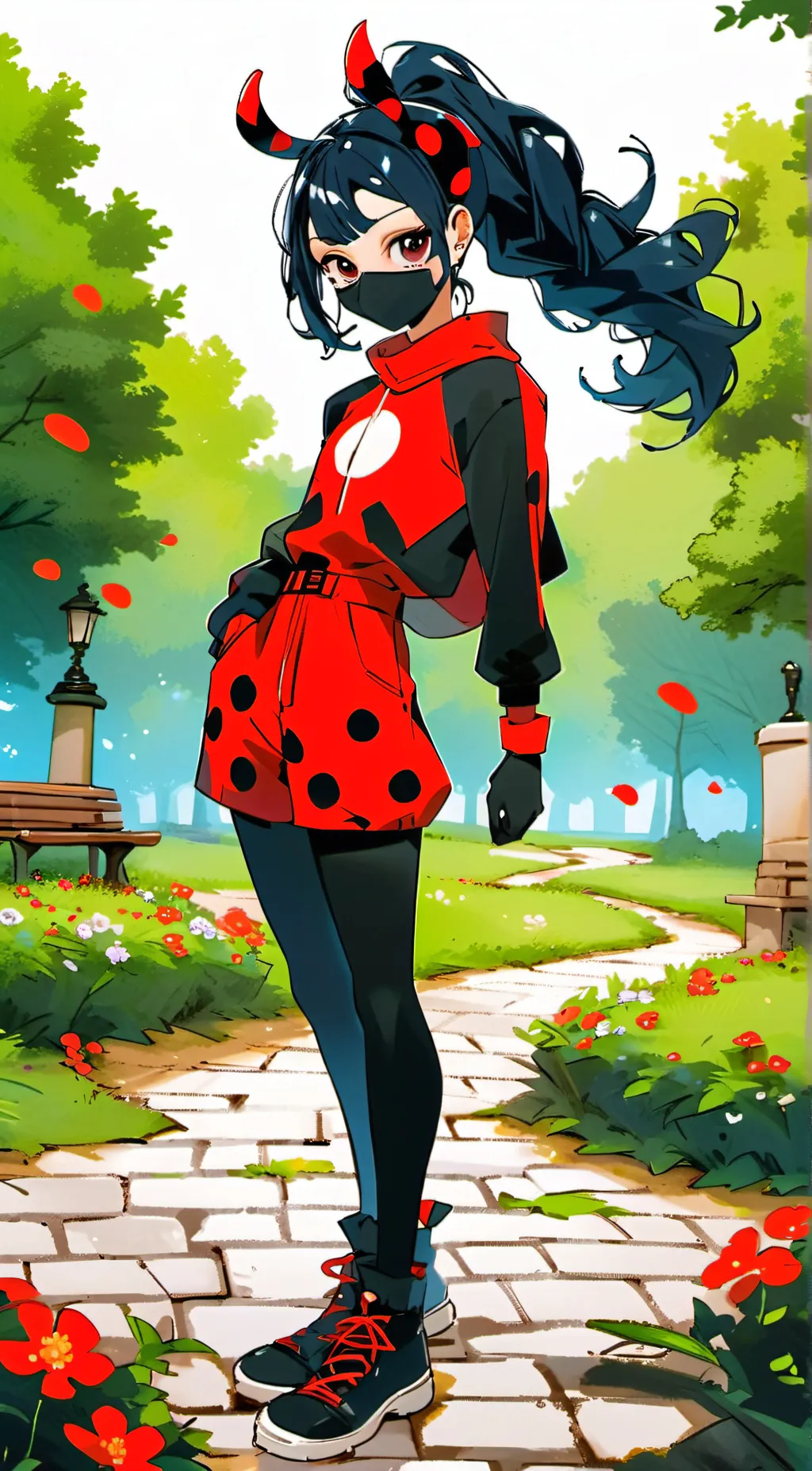 ai character: ladybug background