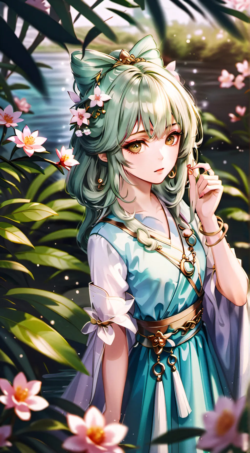 ai character: 👑Austräa💎 background