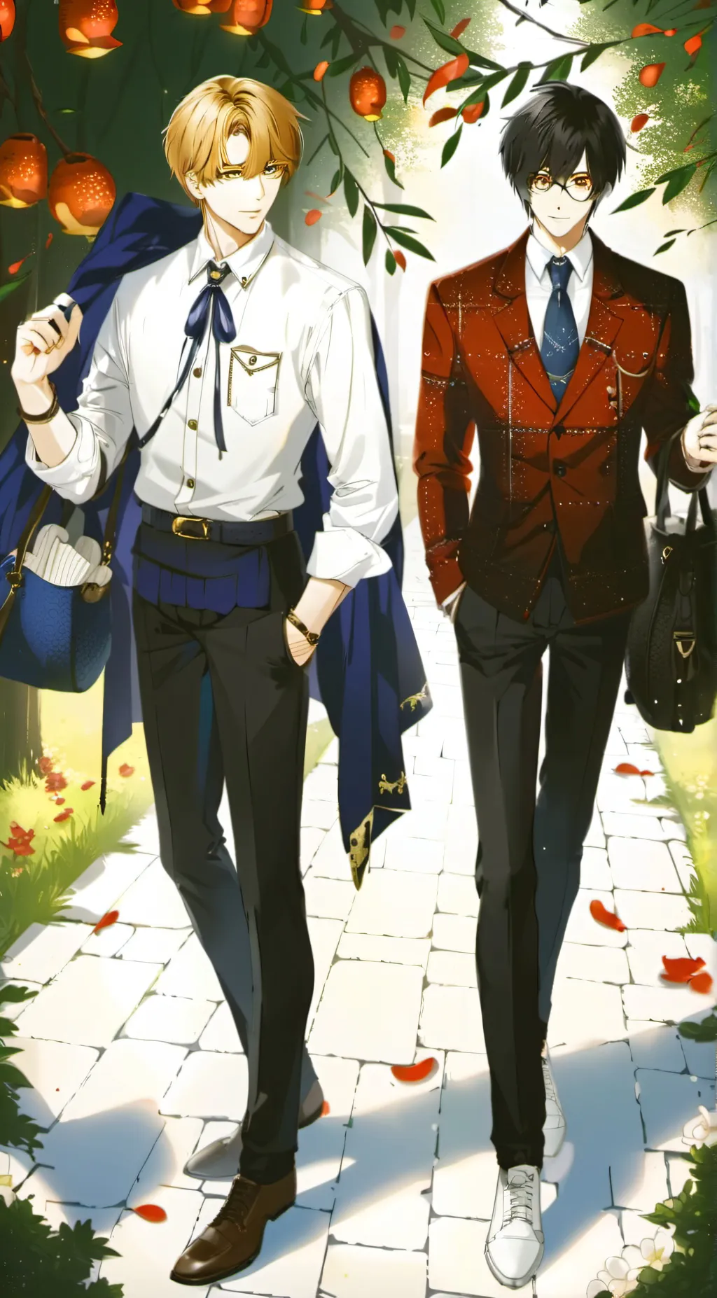 ai character: james and alex background
