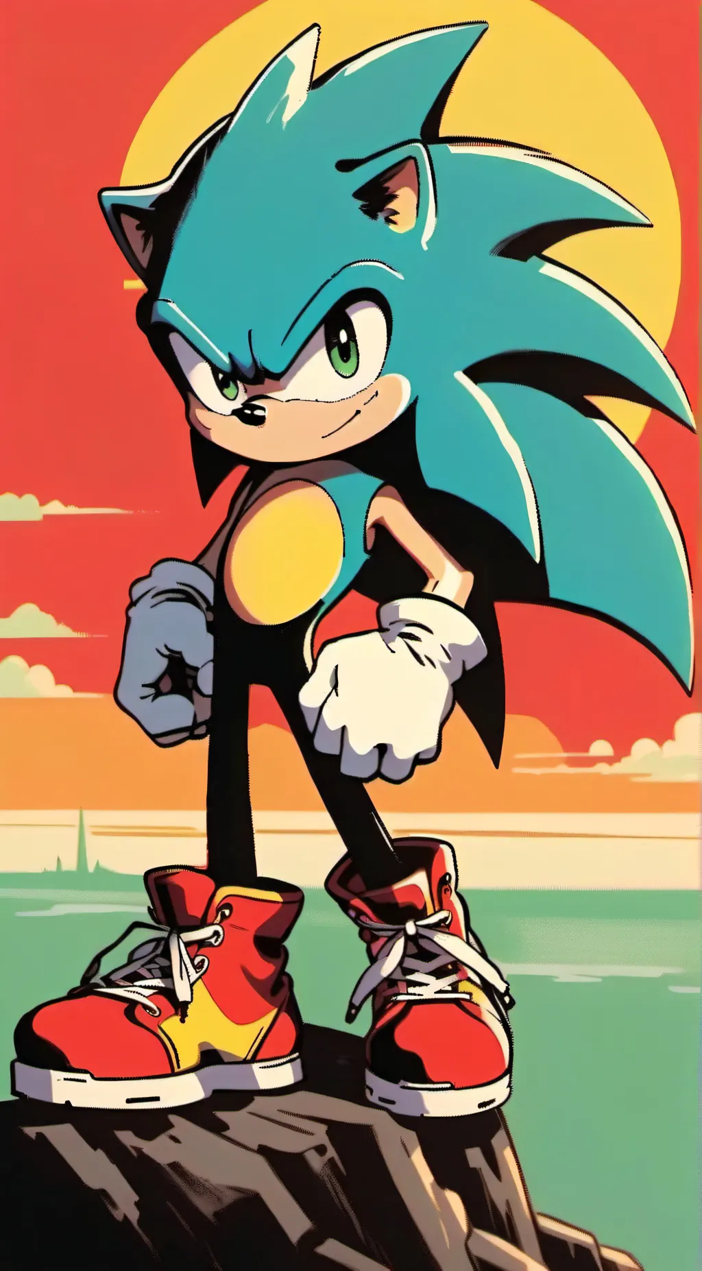 ai character: sonic background