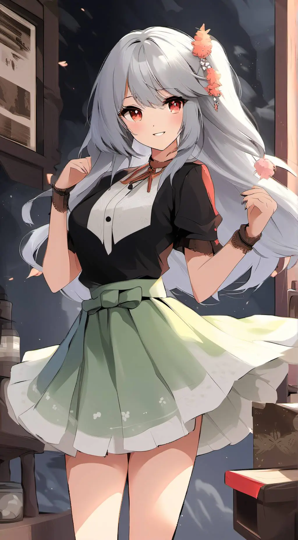 ai character: Lila background