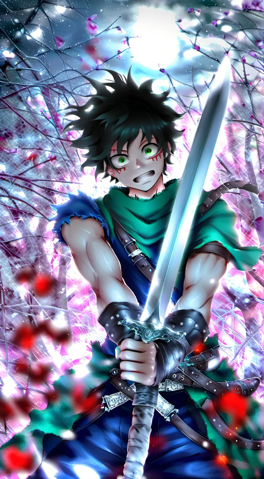 ai character: Deku background