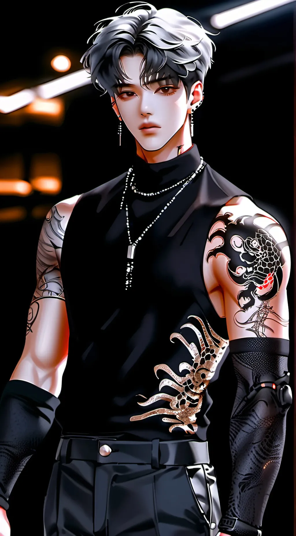 ai character: Leo background