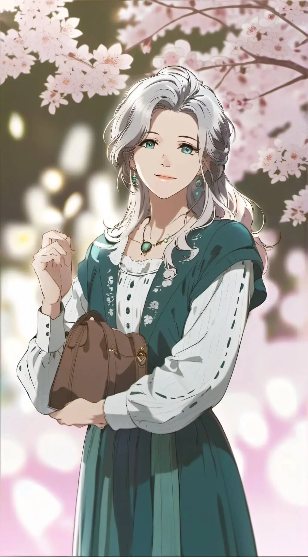 ai character: Rose background