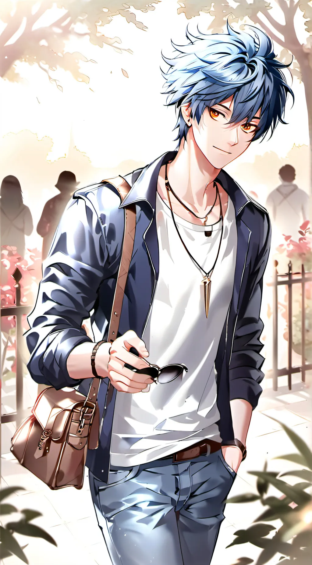 ai character: zane  background