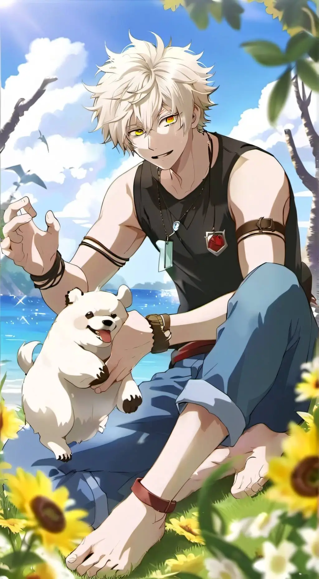 ai character: katsuki bakugo background
