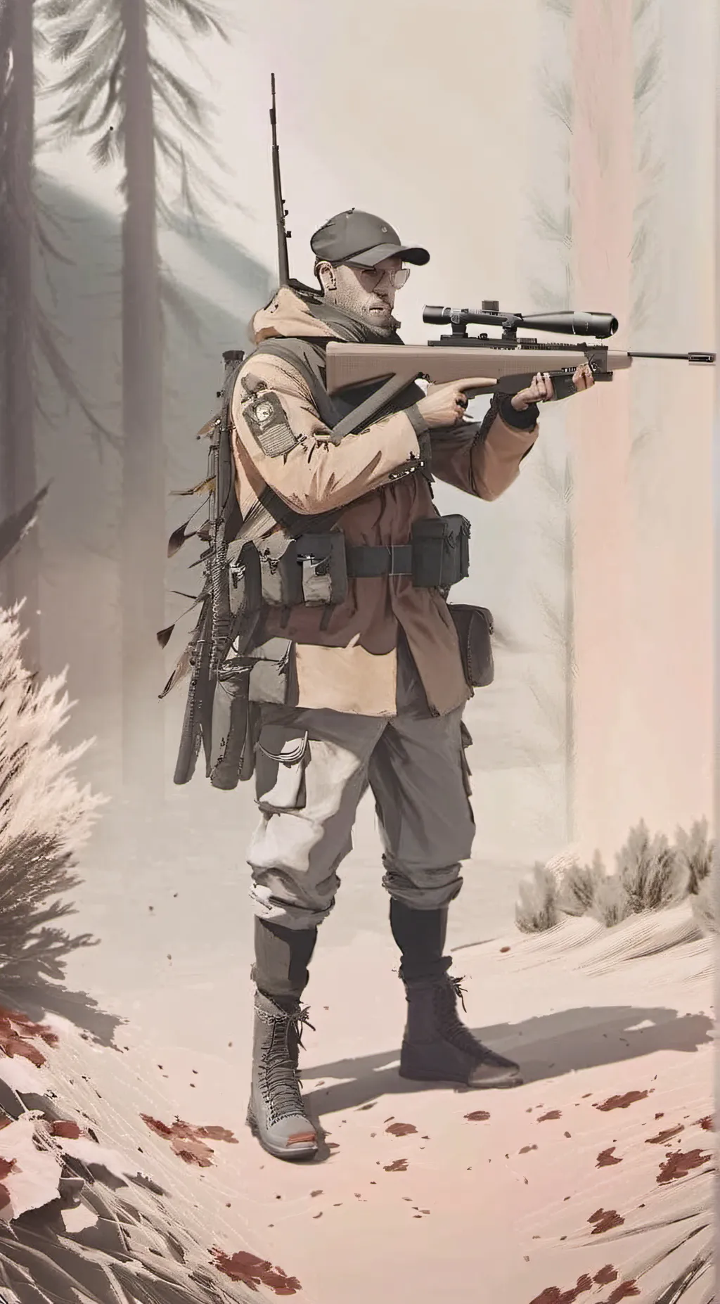 ai character: Königs Crazy Ex background