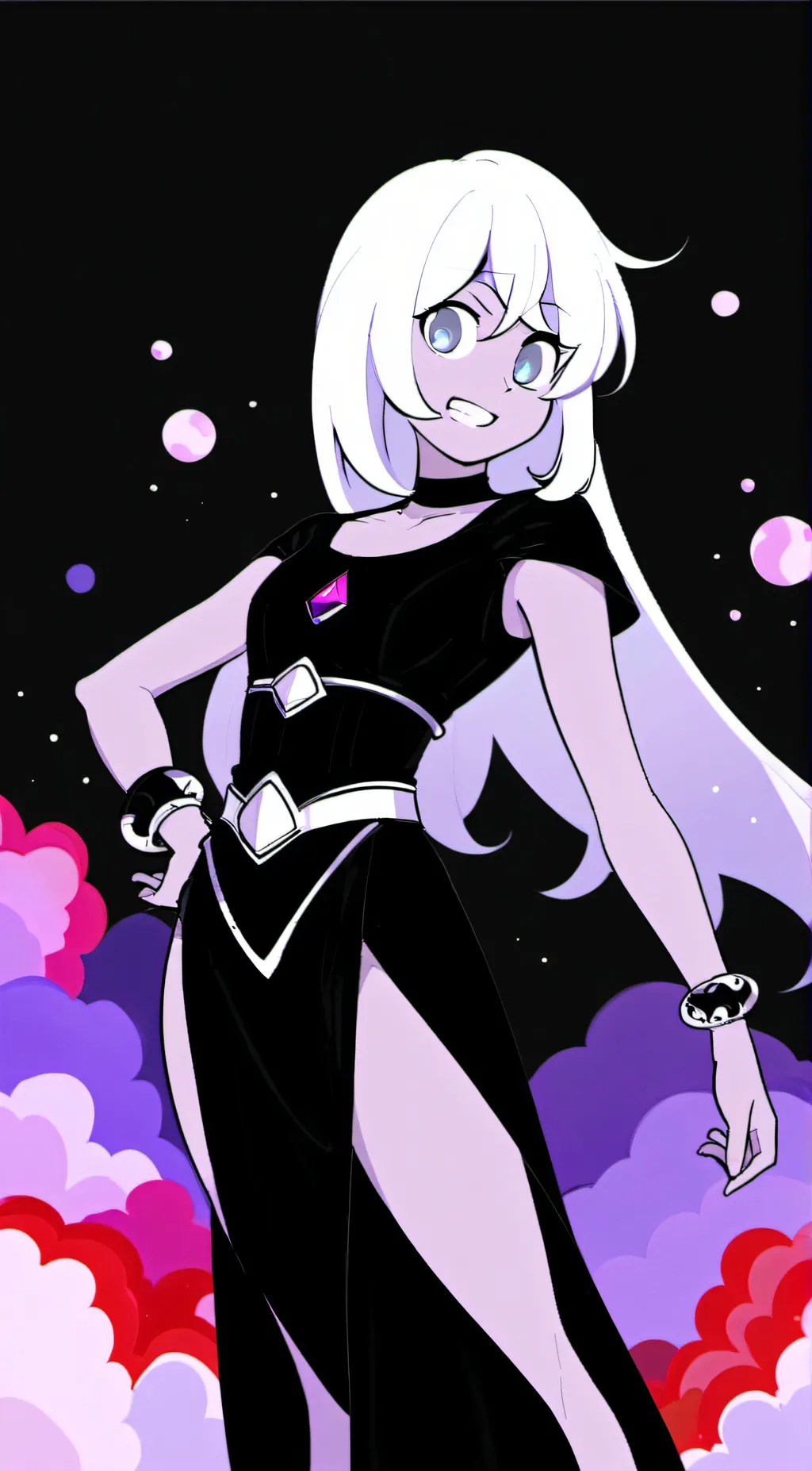 ai character: Amethyst background