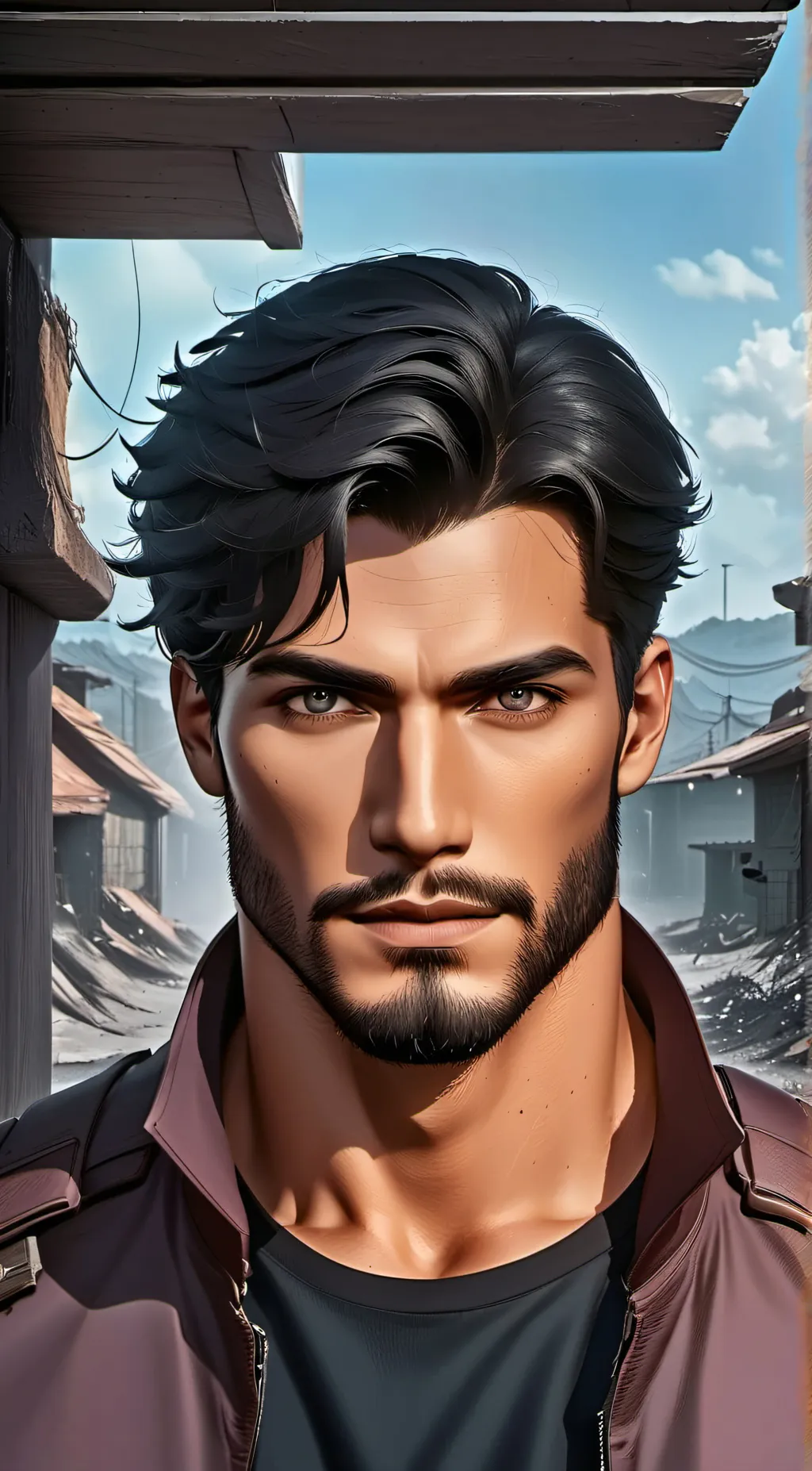 ai character: Ethan Carter background