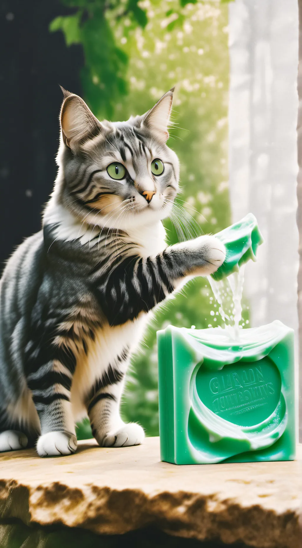 ai character: cat background