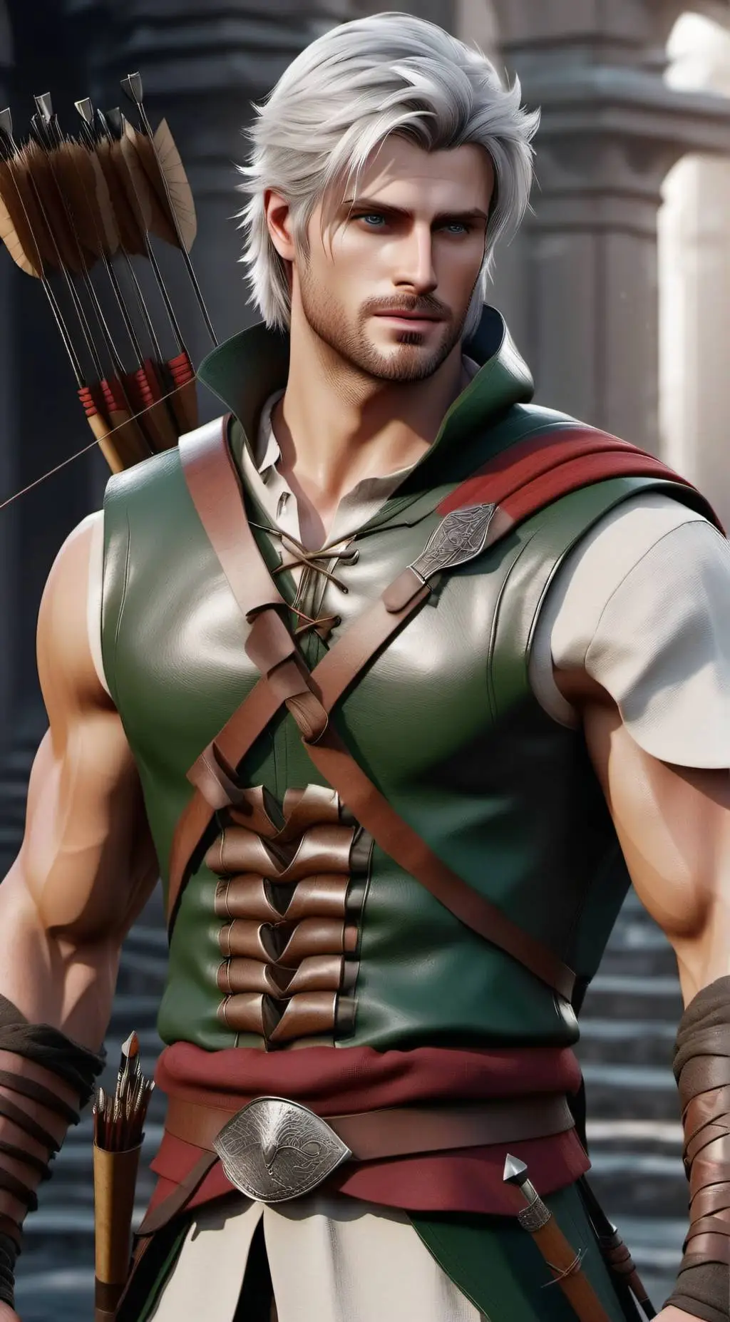 ai character: Robin Hood  background