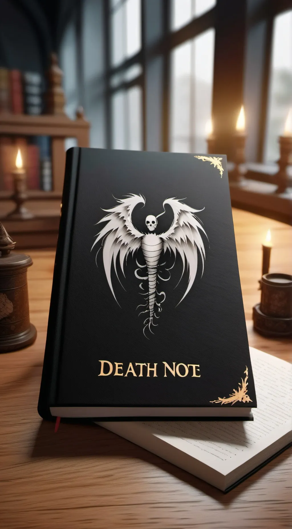 ai character: Death note background