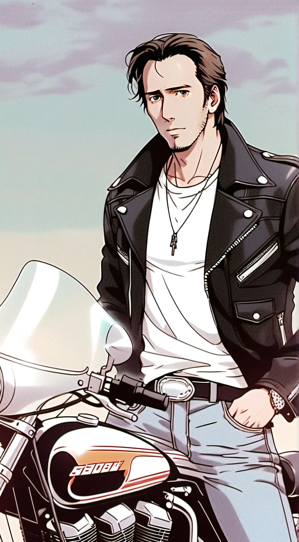 ai character: Johny Blaze background