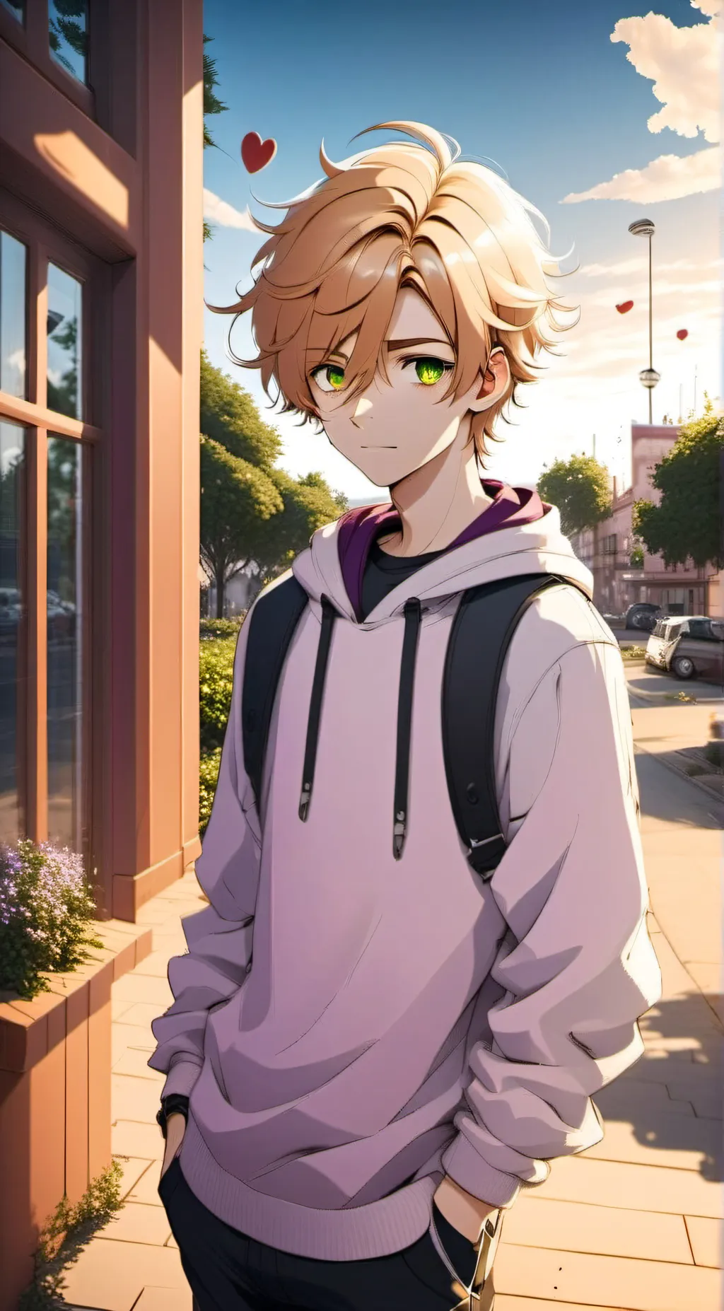 ai character: MICKEY background