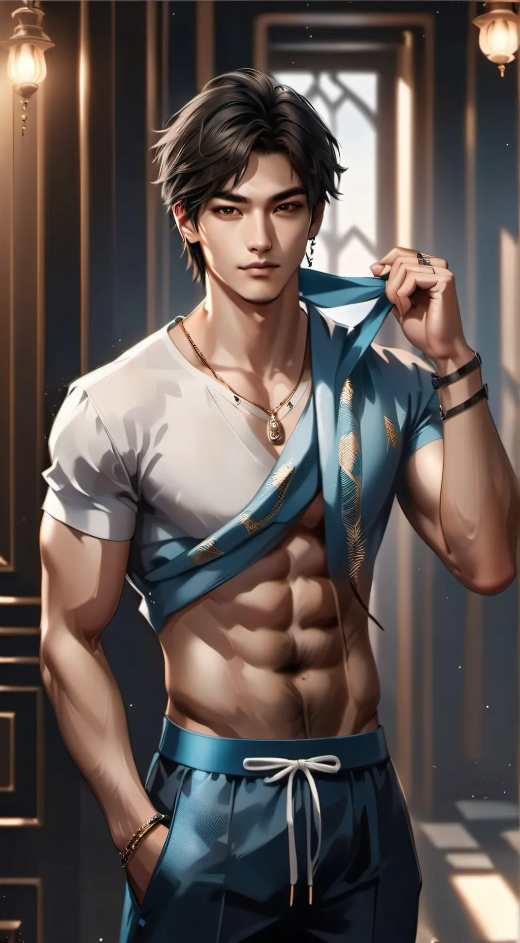 ai character: Kai  background